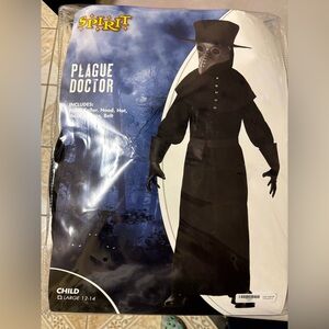 Plague Doctor Kids Costume - Black